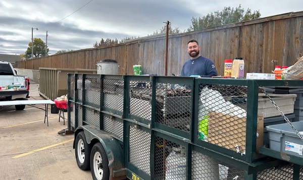 Veteran works to create sense of community following shutdown through cookout