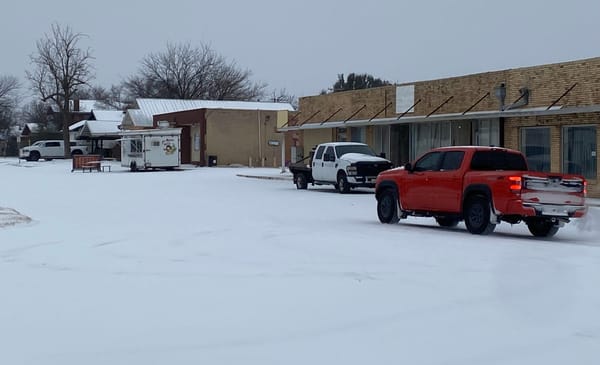 Snow day fun snowblinds winter weather safety across Texoma